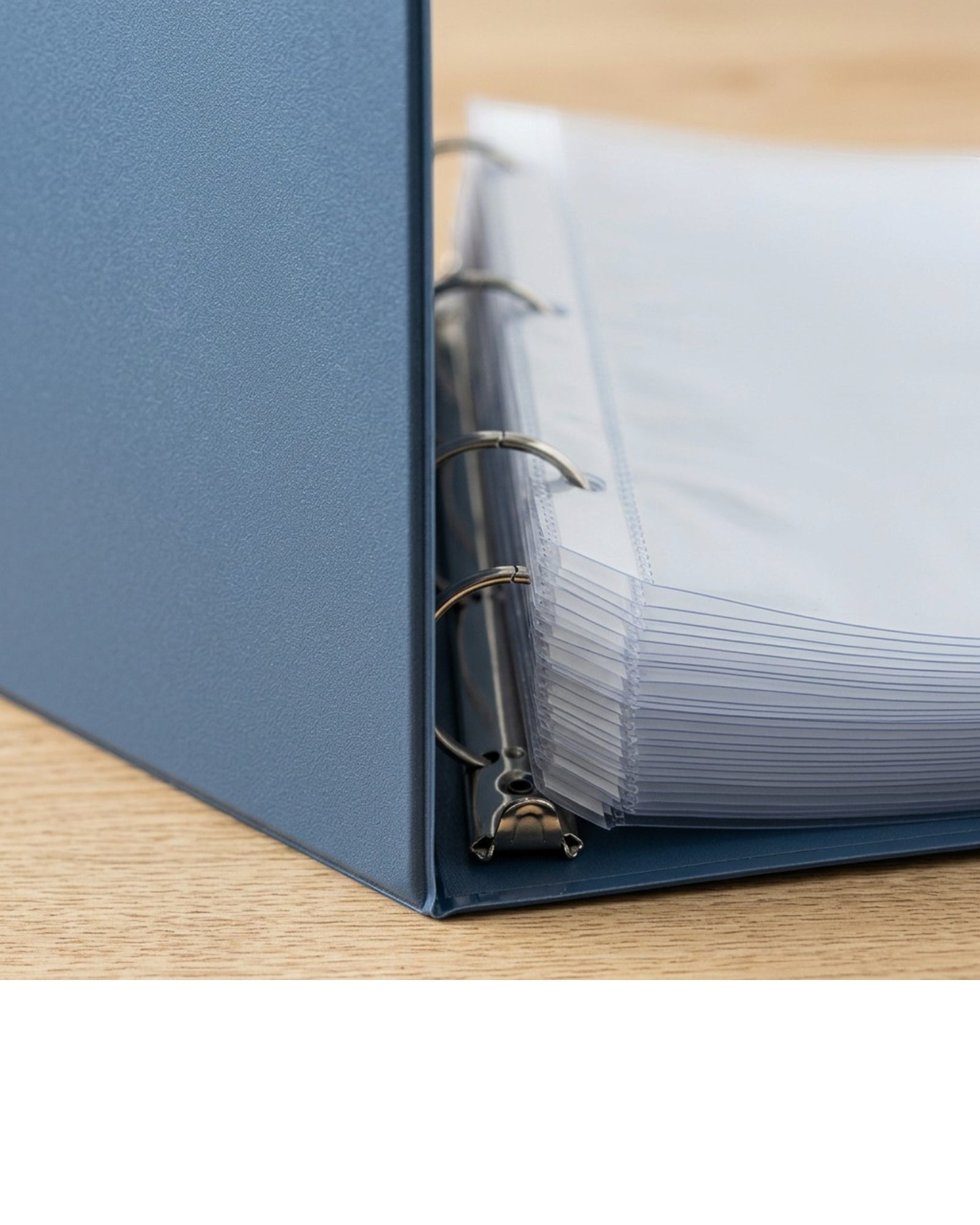 Wvkfb Document Storage Album A4 60 Pockets Slate Blue