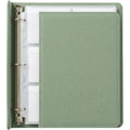 Wvkfb Recipe Card Album 3-Ring Binder 80 Sleeves Sage Green