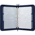 Wvkfb A5 Six Ring Ticket Receipt Pocket Binder Navy - Product view
